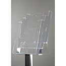 update displays Prospektständer Pillar silber DIN A4 3 Fächer 33,0 x 25,0 x 111,0 cm, 1 St.