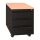 Gürkan Rollcontainer schwarz, buche 3 Auszüge 46,0 x 60,0 x 62,0 cm
