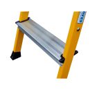 KRAUSE Klapptritt MONTO Rolly gelb 2x 2 Stufen, H: 55,0 cm