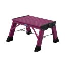 KRAUSE Klapptritt MONTO Treppy Plusline pink 1 Stufe, H:...