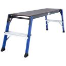 KRAUSE Arbeitsplattform MONTO StepTop blau 2 Stufen 41,0...