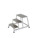 KRAUSE Montagetritt STABILO  silber 3 Stufen, H: 61,0 cm