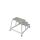 KRAUSE Montagetritt STABILO  silber 3 Stufen, H: 61,0 cm