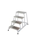 KRAUSE Montagetritt STABILO  silber 4 Stufen, H: 81,0 cm