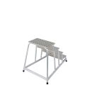 KRAUSE Montagetritt STABILO  silber 4 Stufen, H: 81,0 cm