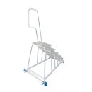 KRAUSE Montagetritt STABILO  silber 5 Stufen, H: 140,0 cm