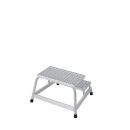 KRAUSE Montagetritt STABILO  silber 2 Stufen, H: 63,0 cm