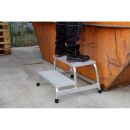 KRAUSE Montagetritt STABILO  silber 2 Stufen, H: 63,0 cm