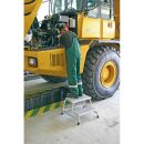 KRAUSE Montagetritt STABILO  silber 2 Stufen, H: 63,0 cm