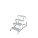 KRAUSE Montagetritt STABILO  silber 4 Stufen, H: 114,0 cm