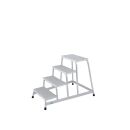 KRAUSE Montagetritt STABILO  silber 4 Stufen, H: 114,0 cm