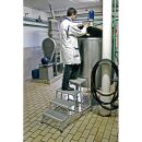 KRAUSE Montagetritt STABILO  silber 4 Stufen, H: 114,0 cm