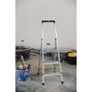 KRAUSE Stehleiter einseitig MONTO Solidy silber 3 Stufen,...