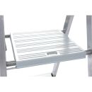 KRAUSE Stehleiter einseitig MONTO Solidy silber 5 Stufen, H: 180,0 cm