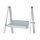 KRAUSE Stehleiter einseitig MONTO Solidy silber 8 Stufen, H: 250,0 cm