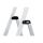 KRAUSE Stehleiter einseitig MONTO Solidy silber 8 Stufen, H: 250,0 cm