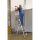 KRAUSE Stehleiter einseitig MONTO Solido silber 4 Stufen, H: 160,0 cm
