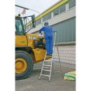 KRAUSE Stehleiter einseitig STABILO silber 7 Stufen, H:...