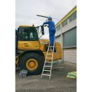 KRAUSE Stehleiter einseitig STABILO silber 8 Stufen, H:...
