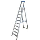 KRAUSE Stehleiter einseitig STABILO silber 10 Stufen, H:...