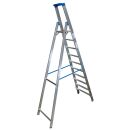 KRAUSE Stehleiter einseitig STABILO silber 10 Stufen, H:...
