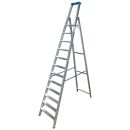 KRAUSE Stehleiter einseitig STABILO silber 12 Stufen, H:...