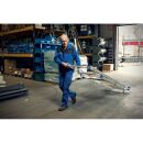 KRAUSE Podestleiter STABILO silber 10 Sprossen, H: 369,0 cm