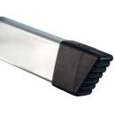 KRAUSE Stehleiter beidseitig MONTO Dopplo silber 2x 5 Stufen, H: 118 cm
