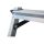 KRAUSE Stehleiter beidseitig MONTO Dopplo silber 2x 8 Stufen, H: 187,0 cm