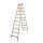 KRAUSE Stehleiter beidseitig STABILO natur 2x 10 Sprossen, H: 280,0 cm