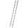 KRAUSE Anlegeleiter MONTO Sibilo silber 9 Sprossen, H: 270,0 cm
