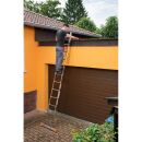 KRAUSE Anlegeleiter MONTO Sibilo silber 12 Sprossen, H:...