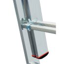 KRAUSE Schiebeleiter MONTO Fabilo silber 18 Sprossen, H: 270,0 cm