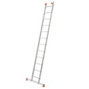 KRAUSE Schiebeleiter MONTO Fabilo silber 24 Sprossen, H: 355,0 cm