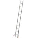 KRAUSE Schiebeleiter MONTO Fabilo silber 24 Sprossen, H: 355,0 cm