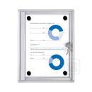 Showdown® Displays Schaukasten Economy XS silber 1x...