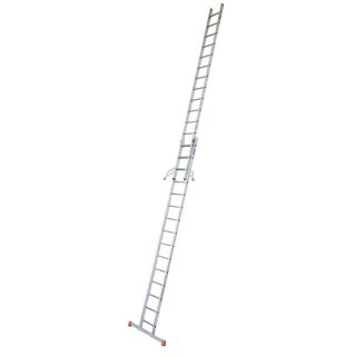 KRAUSE Schiebeleiter MONTO Fabilo silber 30 Sprossen, H: 440,0 cm
