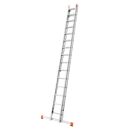 KRAUSE Schiebeleiter MONTO Robilo silber 30 Sprossen, H:...