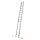 KRAUSE Schiebeleiter MONTO Robilo silber 30 Sprossen, H: 440,0 cm