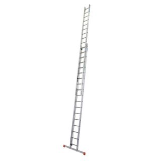 KRAUSE Schiebeleiter MONTO Robilo silber 36 Sprossen, H: 520,0 cm