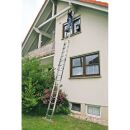 KRAUSE Schiebeleiter MONTO Robilo silber 36 Sprossen, H:...