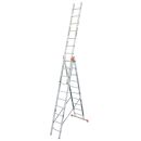 KRAUSE Vielzweckleiter MONTO Tribilo silber 3x 10...