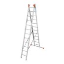 KRAUSE Vielzweckleiter MONTO Tribilo silber 3x 12...