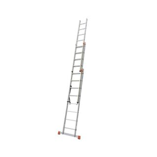 KRAUSE Vielzweckleiter MONTO Tribilo silber 3x 8 Sprossen, H: 245,0 cm