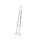 KRAUSE Vielzweckleiter MONTO Tribilo silber 3x 8 Sprossen, H: 245,0 cm