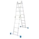 KRAUSE Gelenkleiter STABILO silber 16 Sprossen, H: 130,0 cm