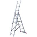KRAUSE Vielzweckleiter CORDA silber 3x 6 Sprossen, H:...