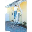 KRAUSE Vielzweckleiter CORDA silber 3x 6 Sprossen, H: 168,0 cm
