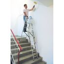 KRAUSE Vielzweckleiter CORDA silber 3x 6 Sprossen, H: 168,0 cm