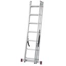 KRAUSE Vielzweckleiter CORDA silber 3x 7 Sprossen, H: 200,0 cm